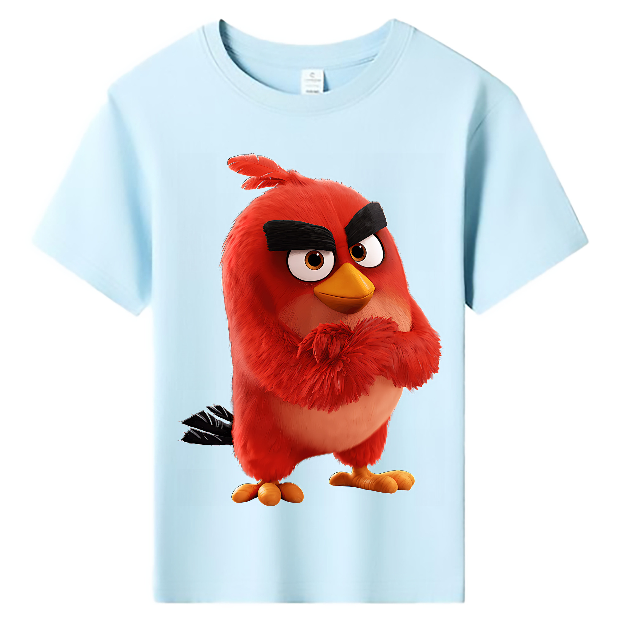 （画像用） Angry Birds アングリーバード 綿100％キッズTシャツ（フロントプリント）